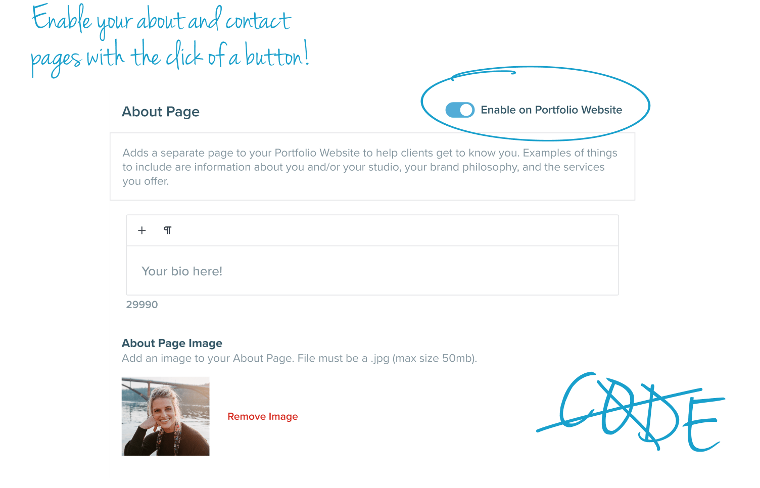 Portfolio Website Create With ShootProof